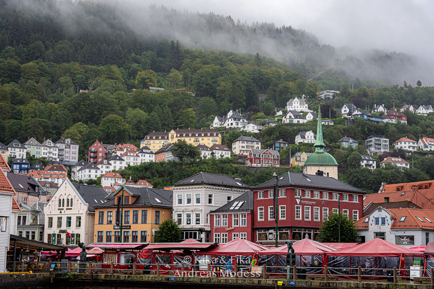 Hus i Bergen, Norge